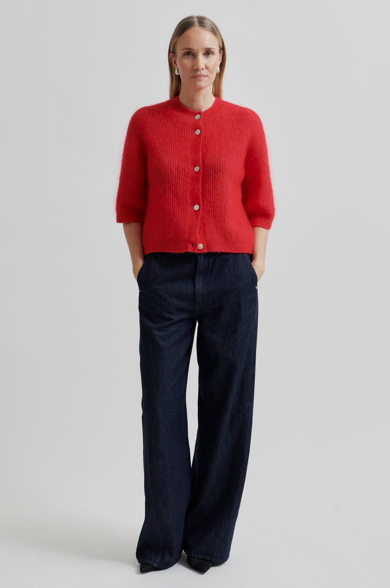 Andrea Knit Rib Cardigan
