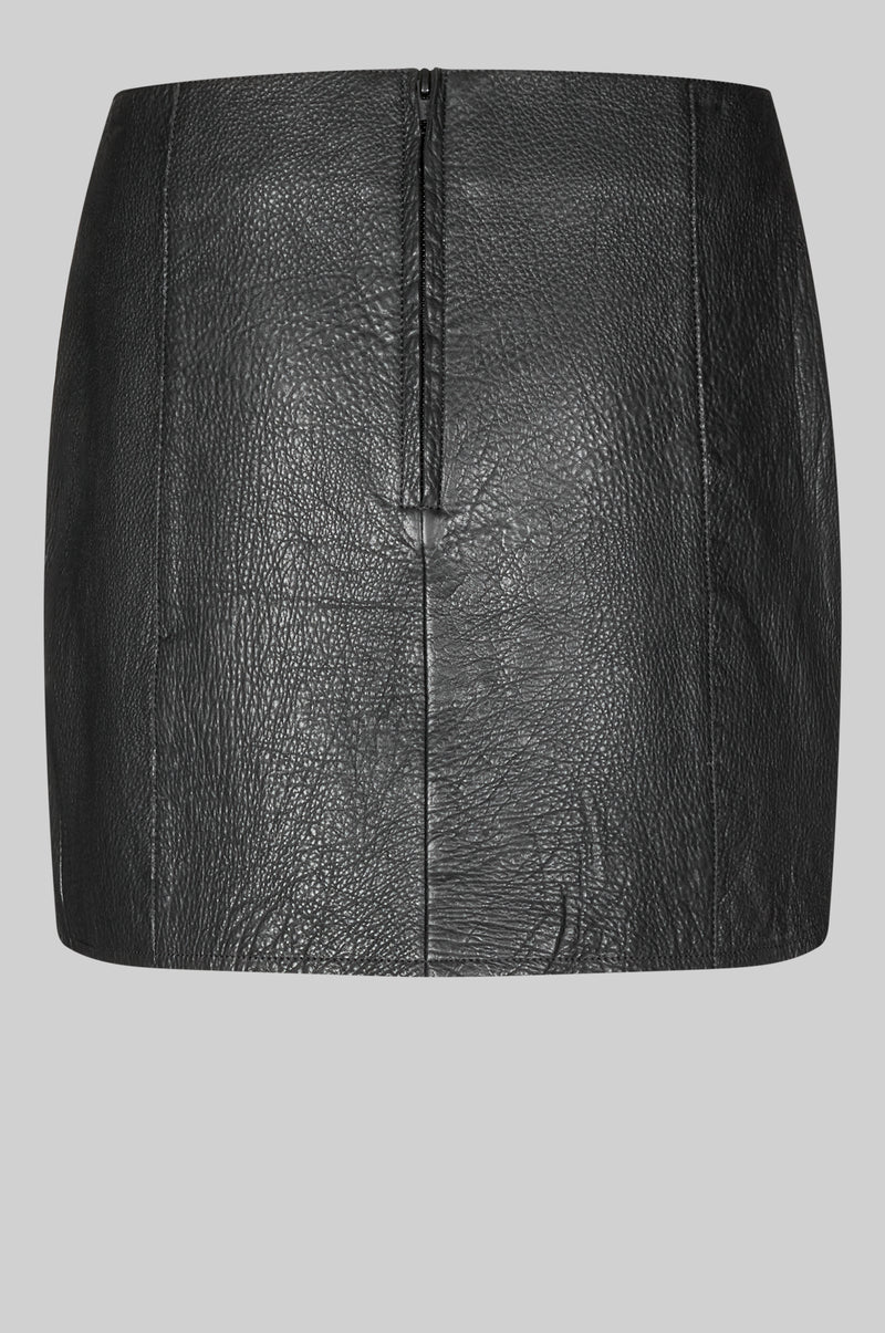 Orleans Leather Skirt