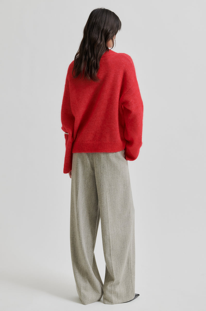 Brook Knit Drop Shoulder O-Neck
