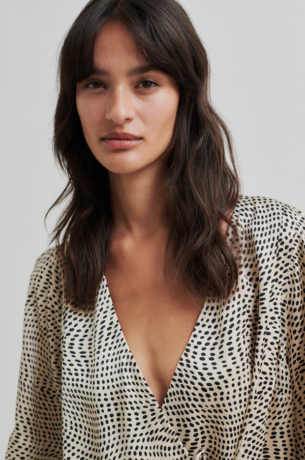Peri Wrap Blouse