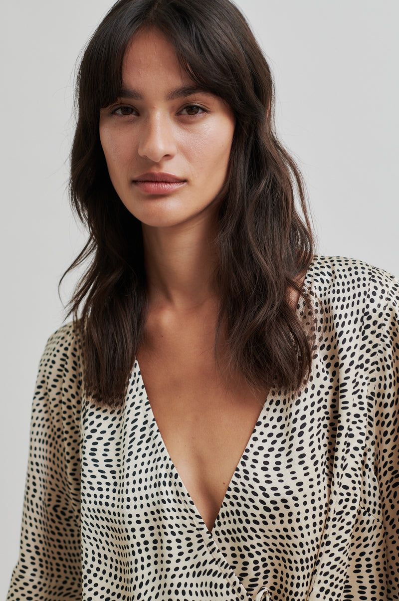 Peri Wrap Blouse