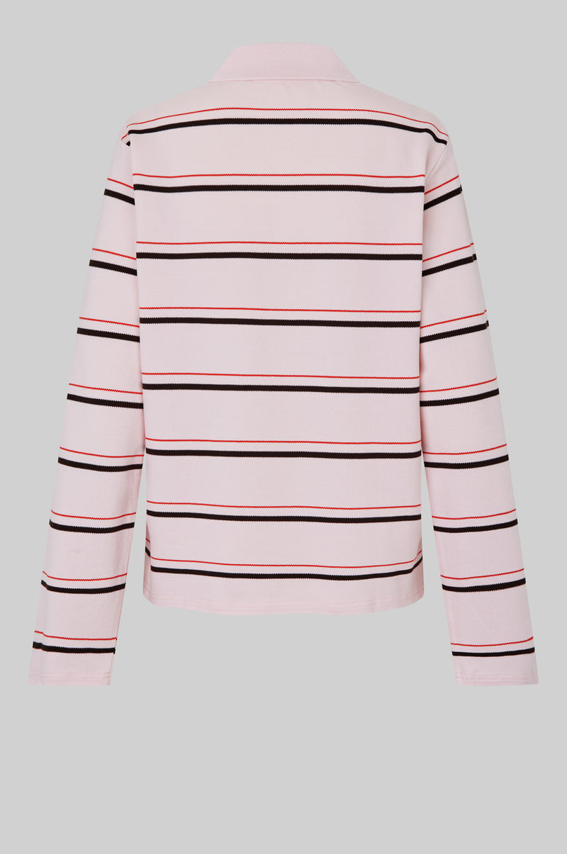 Lovella Striped Polo Tee