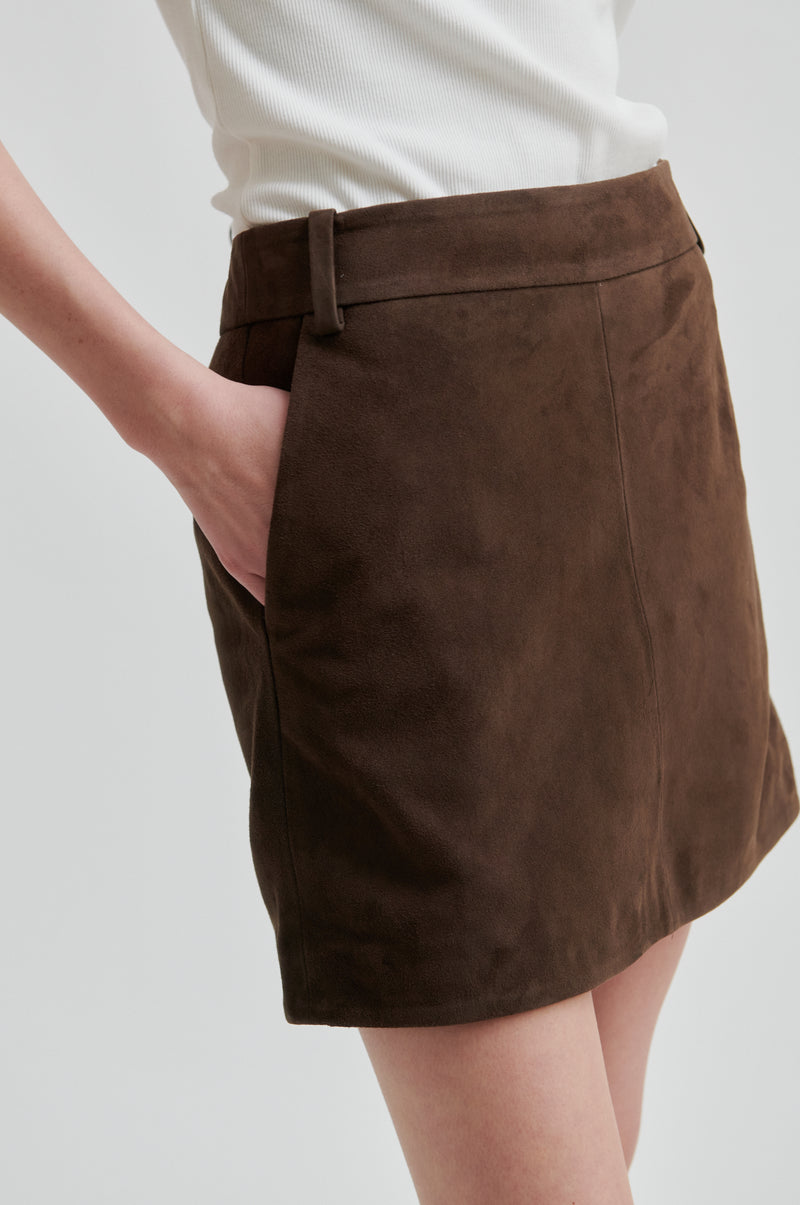 Noormie Suede Mini Skirt