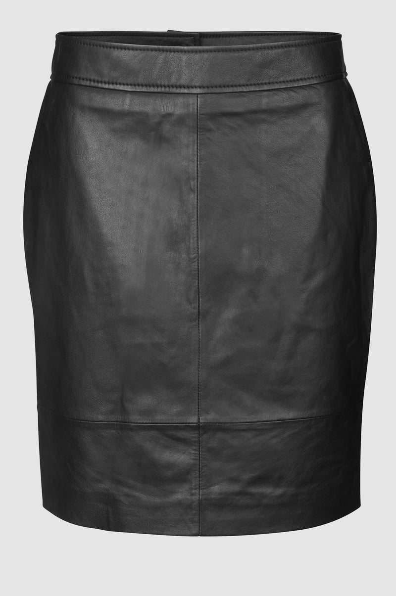 Francie Mini Leather Skirt