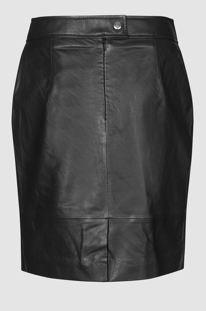 Francie Mini Leather Skirt